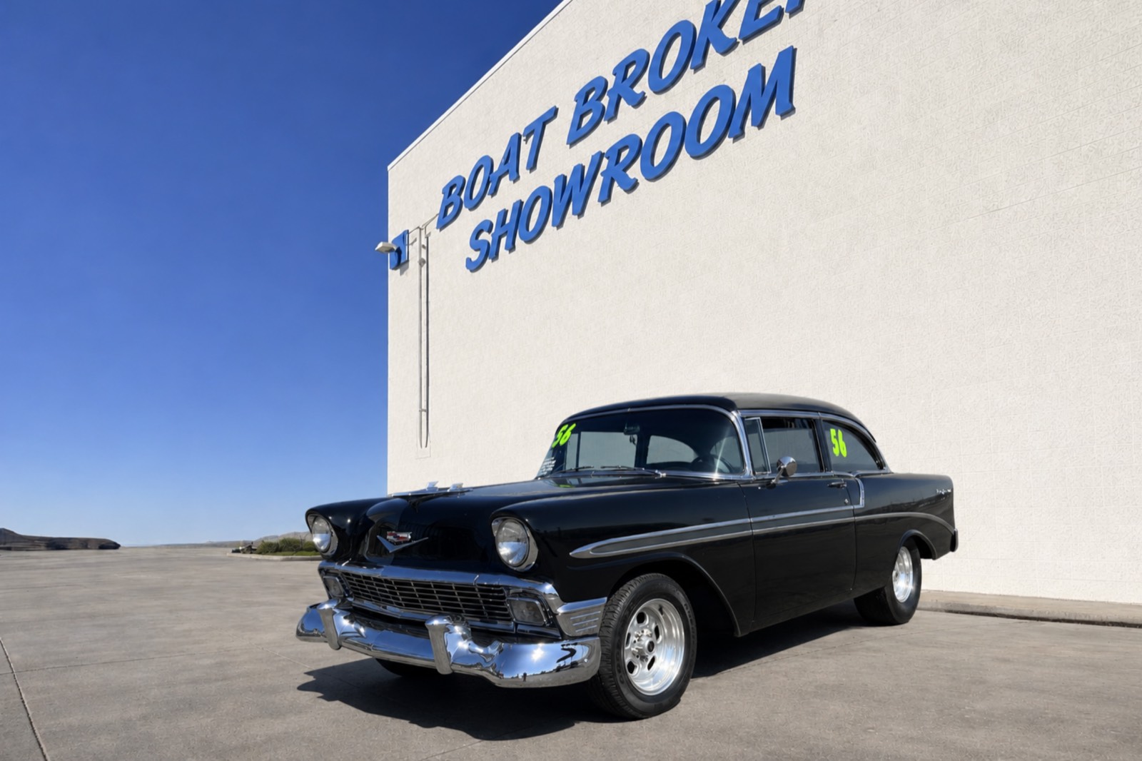 Classic cars at The Boat Brokers showroom